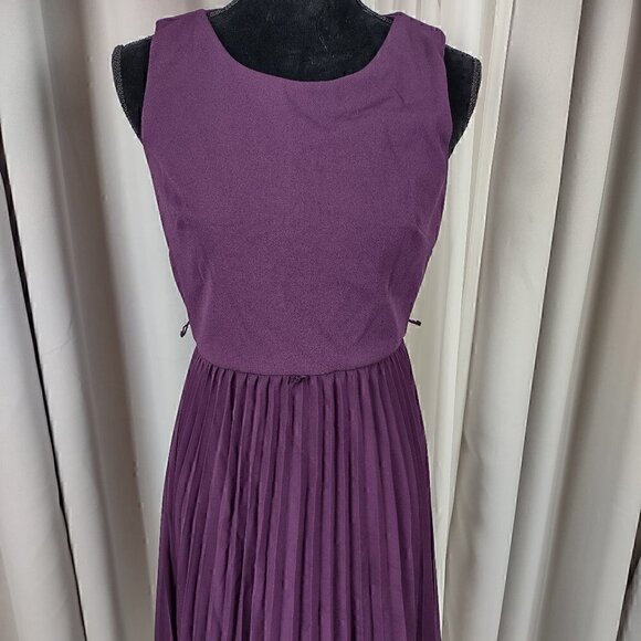 Shelby & Palmer Dresses & Skirts - Shelby & Palmer Purple Pleated Dress Size 6